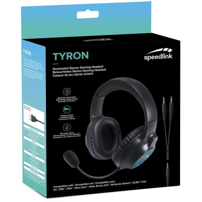 Speedlink Gaming Headset TYRON RGB. PC/PS5/PS4/Xbox/Switch retail 9 Speedlink Gaming Headset TYRON RGB. PC/PS5/PS4/Xbox/Switch retail 9