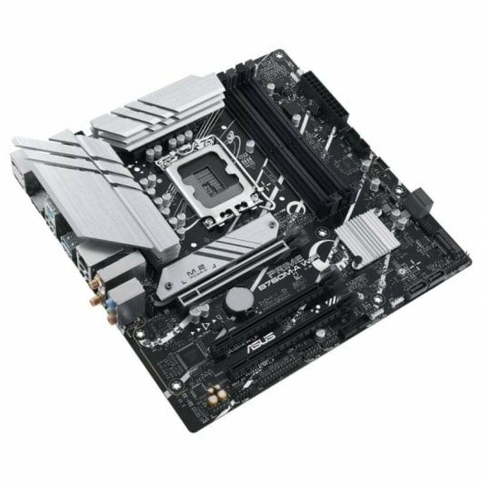 ASUS PRIME B760M-A WiFi S1700 DDR5 Wi-Fi 6 Placa Base µATX para Intel Celeron/Core i3/i5/i7/i9 con HDMI/DisplayPort 4