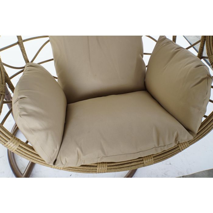 Sillon Colgante Terraza Y Jardin DKD Home Decor Marron Beige 75 x 120 x 105 cm 1 Sillon Colgante Terraza Y Jardin DKD Home Decor Marron Beige 75 x 120 x 105 cm 1