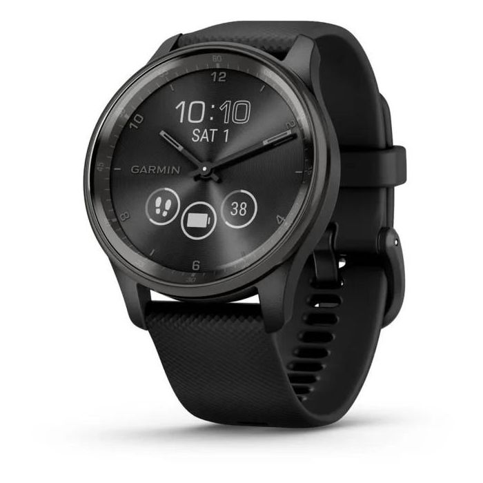 Garmin GAR0753759309428 Relojes conectados de tendencia de silicona - Black WW 0 Garmin GAR0753759309428 Relojes conectados de tendencia de silicona - Black WW 0