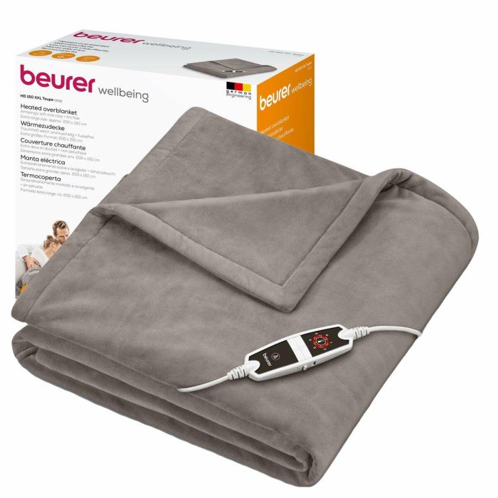 Manta Eléctrica Beurer HD150XXL 200 x 150 cm Taupé Poliéster