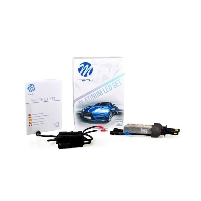 M-Tech Kit Bombillas Led H1 MTECLSO1 Tecnología Osram 5700K 5200lm