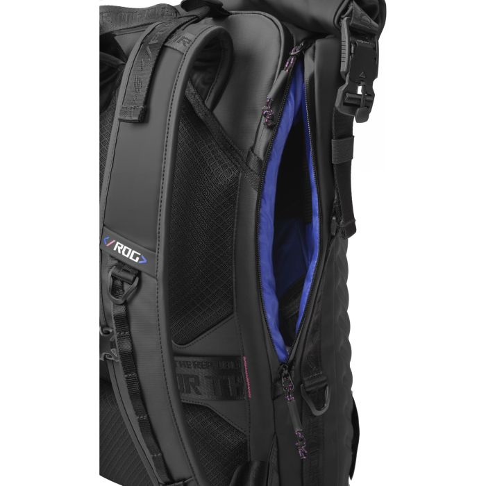 ASUS BP3706 ROG SLASH BACKPACK 4.0 Mochila para portátil 18" - Resistente al agua, Negro, Cuero y Poliéster 3 ASUS BP3706 ROG SLASH BACKPACK 4.0 Mochila para portátil 18" - Resistente al agua, Negro, Cuero y Poliéster 3