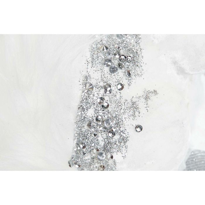 Figura Navidad Fantasia DKD Home Decor Blanco 11 x 22 x 22 cm (2 Unidades) 1