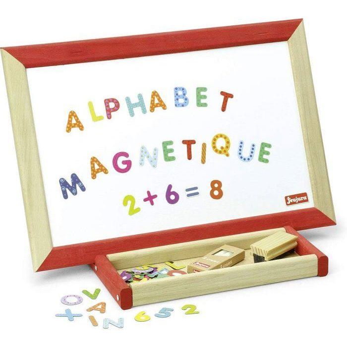 JEUJURA My Activity Board Pizarra Magnética con Letras, Números, Tizas, Cepillo, Estuche de Almacenamiento y 44x30 cm 3 JEUJURA My Activity Board Pizarra Magnética con Letras, Números, Tizas, Cepillo, Estuche de Almacenamiento y 44x30 cm 3