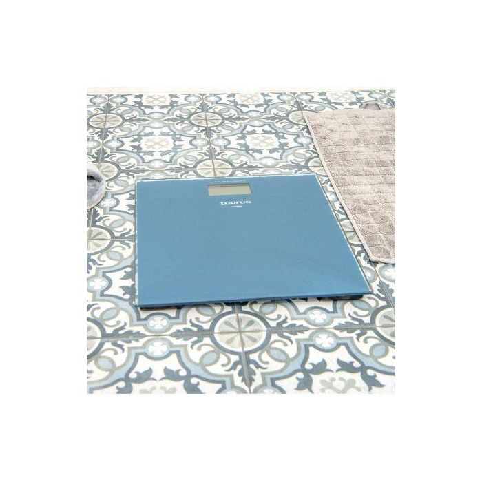 BÁSCULA DE BAÑO TAURUS LISBOA - CAPACIDAD 180KG - PRECISIÓN 100G - AUTOAPAGADO - DISEÑO ULTRA PLANO - PANTALLA DIGITAL FÁCIL LECTURA 1