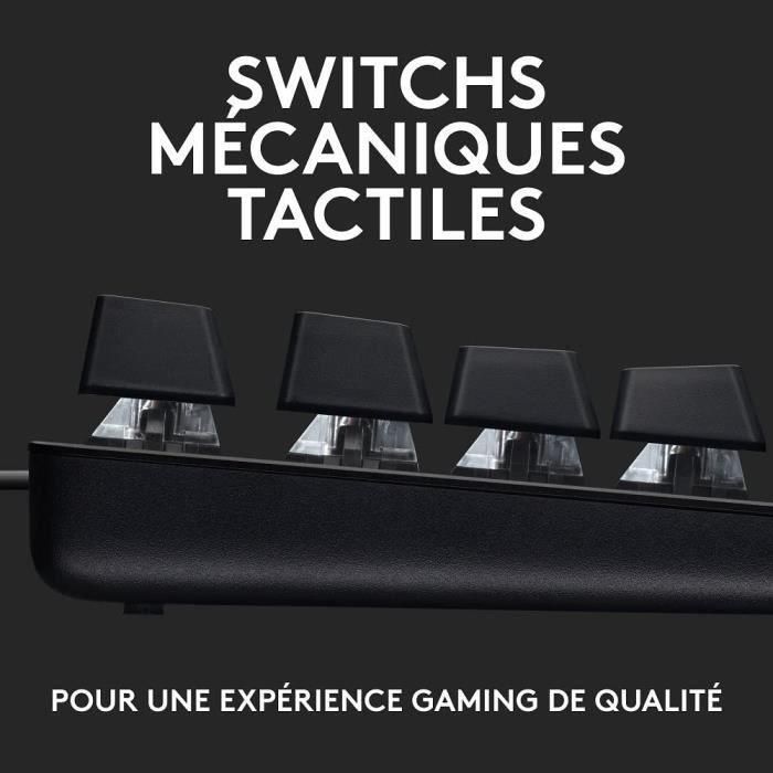 Logitech G - El teclado de juego mecánico G413 es grande - Aluminio negro 3 Logitech G - El teclado de juego mecánico G413 es grande - Aluminio negro 3
