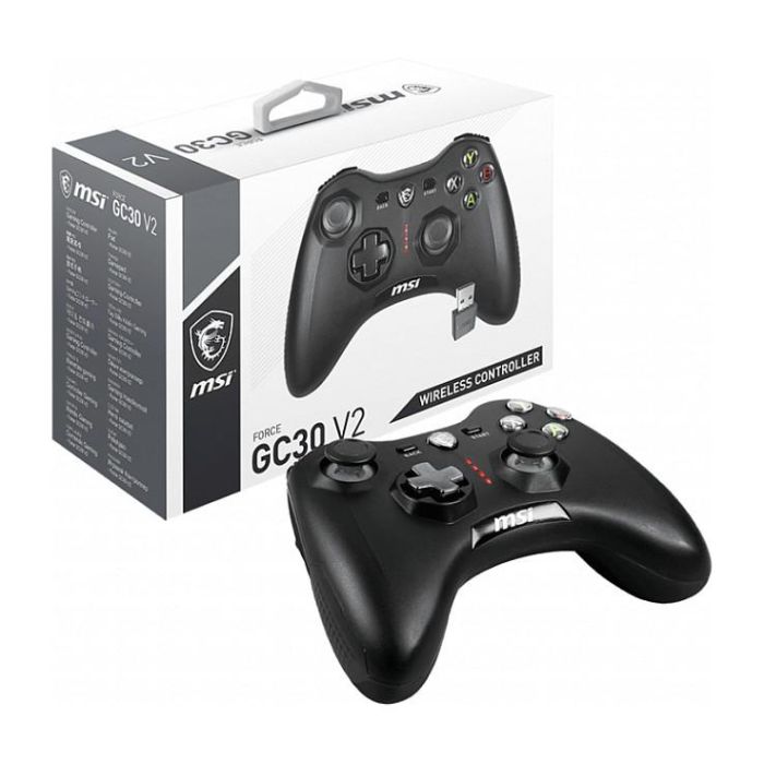 MSI Force GC30 V2 Gamecontroller Inalámbrico y Alámbrico para PC Android