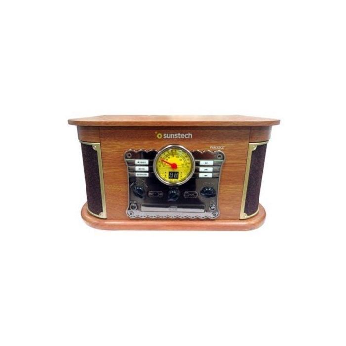 Tocadiscos Sunstech PXRC52CD/ Bluetooth/ Radio FM/ Cassette/ Conversor a MP3 2 Tocadiscos Sunstech PXRC52CD/ Bluetooth/ Radio FM/ Cassette/ Conversor a MP3 2