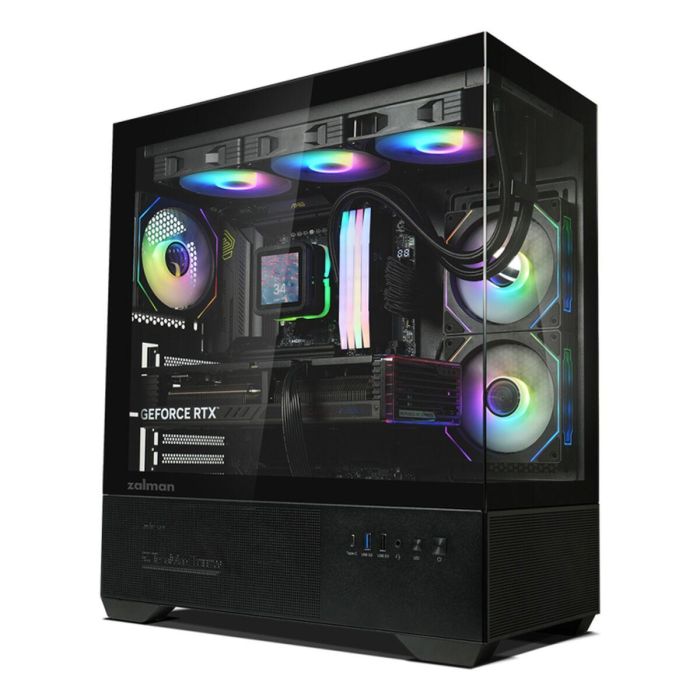 Caja Semitorre ATX Zalman CHRONIX Negro 16 Caja Semitorre ATX Zalman CHRONIX Negro 16