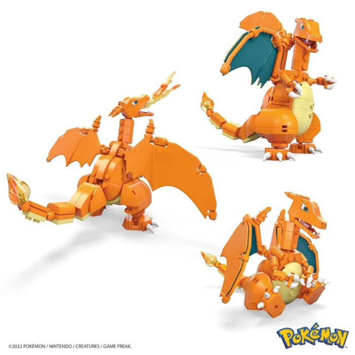 Mega Construx Gwy77 Set de Construcción Pokémon Charizard Figura Articulada con Alas y Fuego 222 Piezas +10cm +8 Años 3 Mega Construx Gwy77 Set de Construcción Pokémon Charizard Figura Articulada con Alas y Fuego 222 Piezas +10cm +8 Años 3