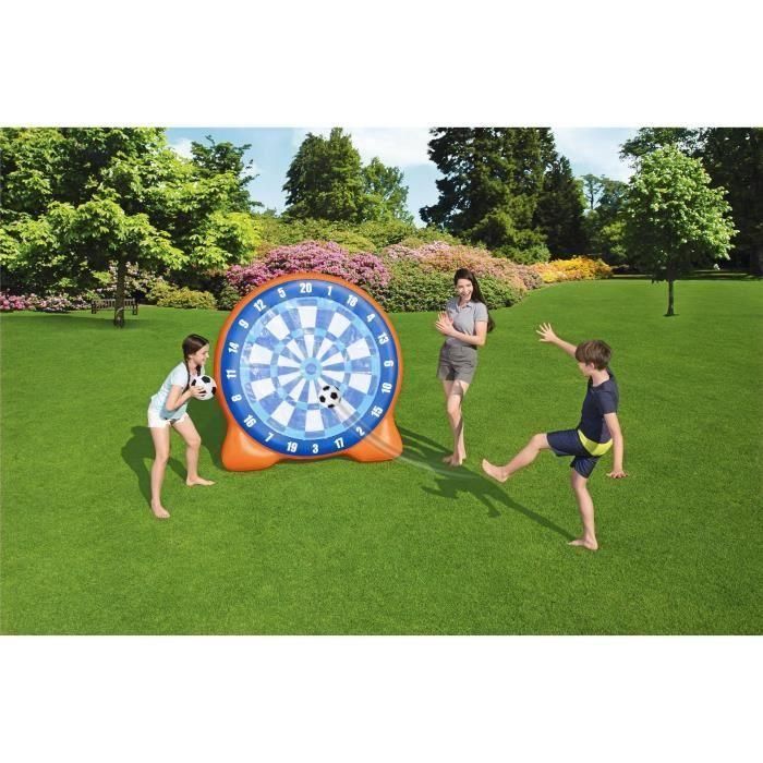 Juego de dardos hinchables gigantes con bolas - BESTWAY - All Star - Diana de fútbol scratch - Base lastrada 4 Juego de dardos hinchables gigantes con bolas - BESTWAY - All Star - Diana de fútbol scratch - Base lastrada 4