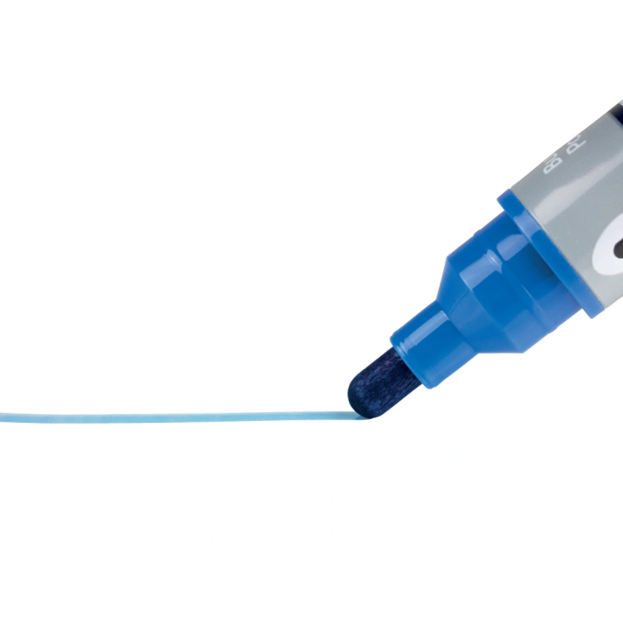 Nobo Rotulador Pizarra Blanca Tinta Líquida Punta Cónica 3 mm Azul Caja de 10 Unidades 4