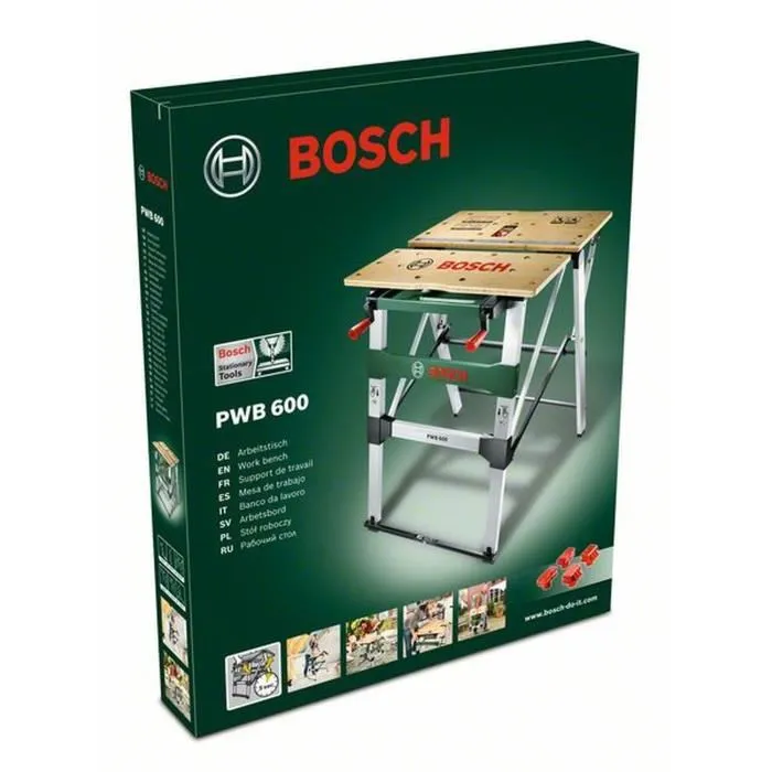 Bosch Banco de trabajo plegable PWB 600 - Mesa 640x840x90 mm, Carga máxima 200 kg 1