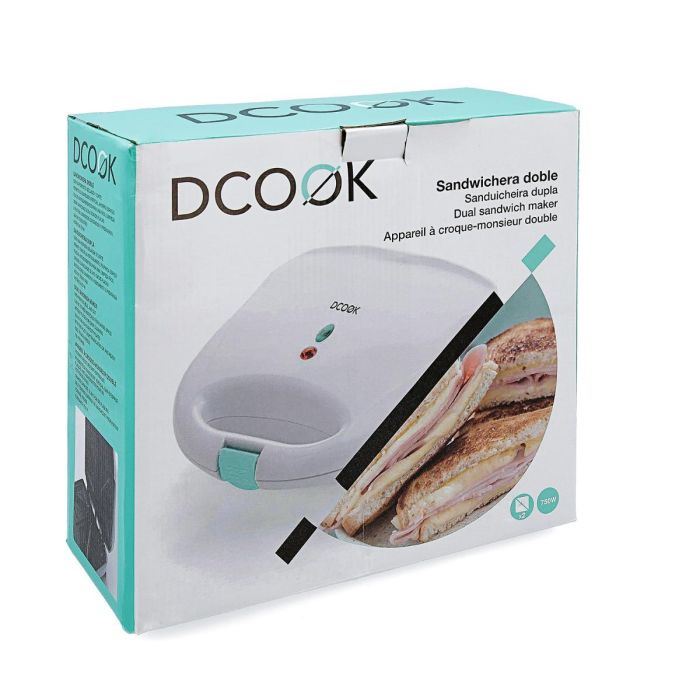 Sandwichera Doble Gallery DCook 750 W - 25x24x9,5 cm 5