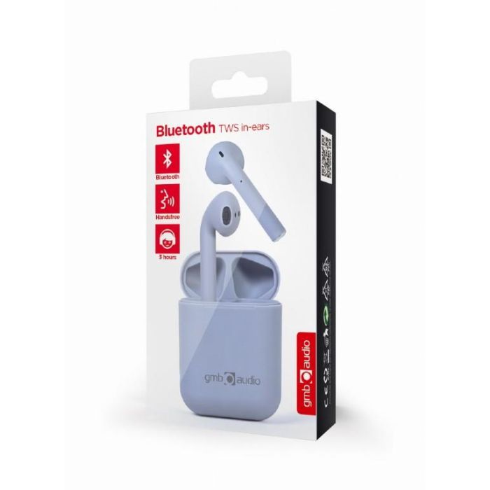 GEMBIRD Auriculares Inalámbricos TWS Bluetooth Gris - Auriculares TWS BT Gembird Gris