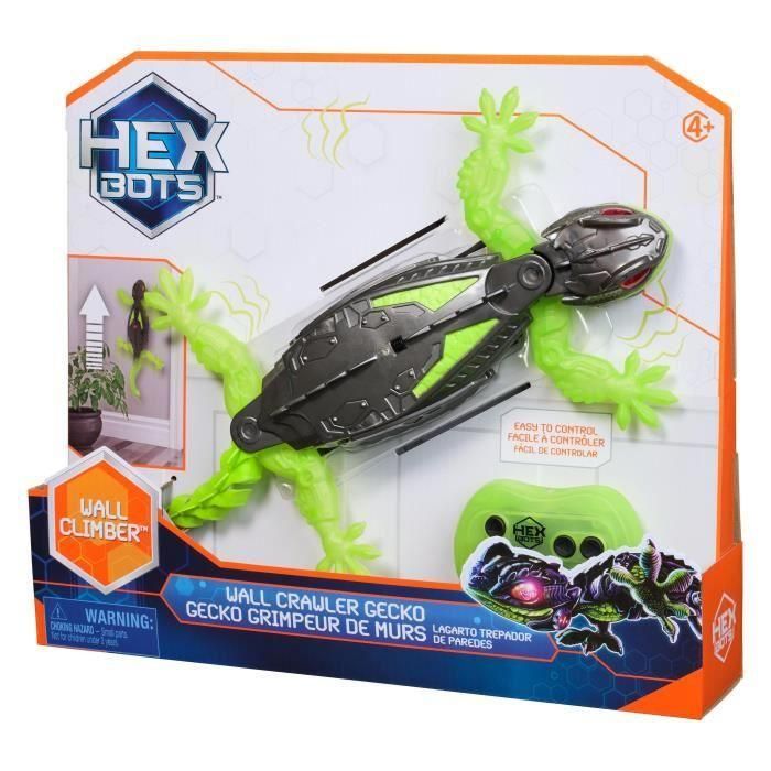Spin Master 6070281 HEX BOTS Robot Control Remoto Interactivo Lagarto Trepador de Paredes Wallcrawler Gecko con Ojos LED +4 años 3 Spin Master 6070281 HEX BOTS Robot Control Remoto Interactivo Lagarto Trepador de Paredes Wallcrawler Gecko con Ojos LED +4 años 3