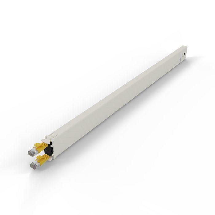 PATCHBOX patchbox.one Cassette de Cable Cat.6a STP PoE Amarillo, 30RU, Sistema Modular, Estándares ISO 1