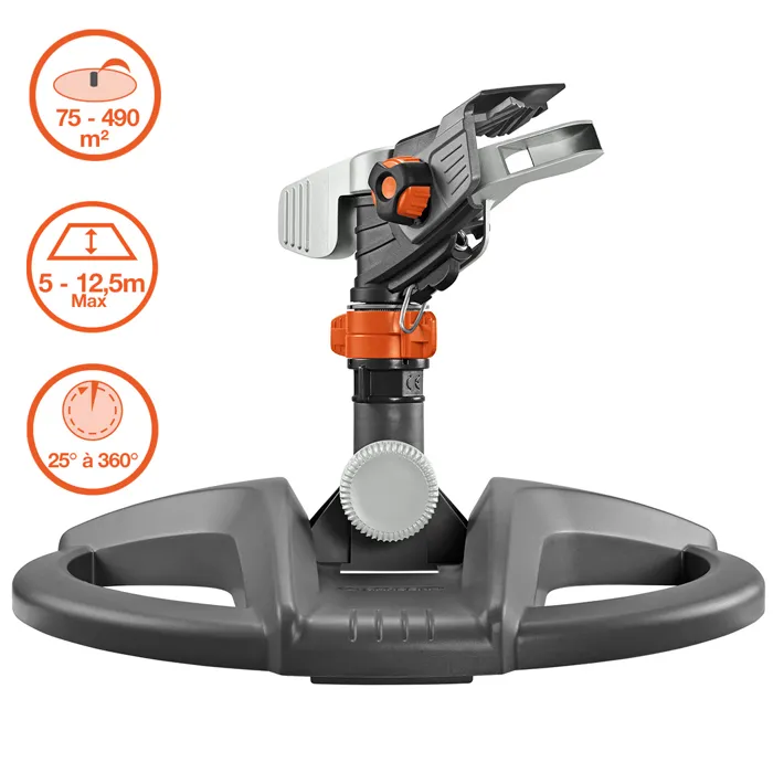 Gardena Aspersor Trineo Premium Metal/Plástico Calidad Riego 75-490 m² 0 Gardena Aspersor Trineo Premium Metal/Plástico Calidad Riego 75-490 m² 0