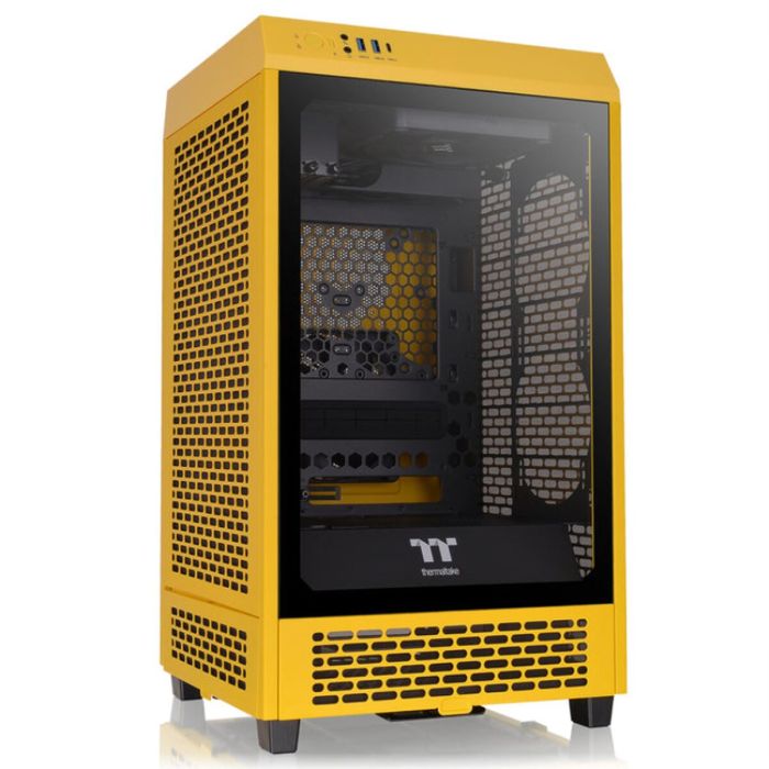 Caja Semitorre ATX THERMALTAKE HE TOWER 200 BUMBLEBEE Amarillo 1