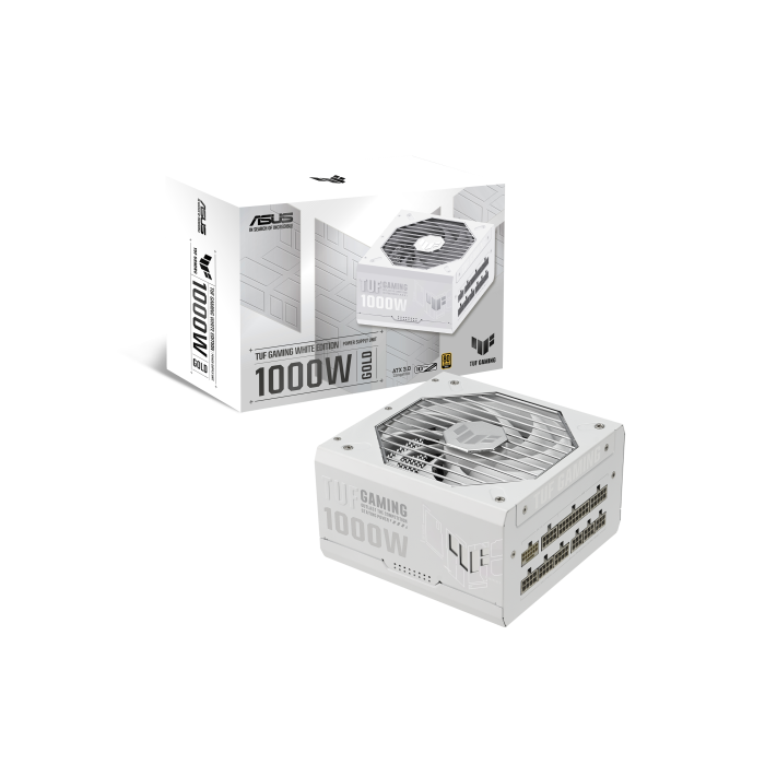 Asus 90YE00S5-B0NA00 Fuente de Alimentación Gaming TUF 1000W 80 Plus Gold ATX Blanco 12