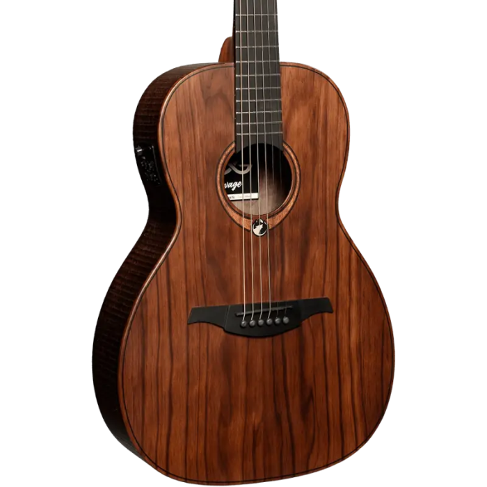 LAG Guitarra Acústica Parlor A/E Sauvage Natural Satinado Electroacústica Folk Tapa Sólida Brankowood Electrónica Stage-Lâg 0 LAG Guitarra Acústica Parlor A/E Sauvage Natural Satinado Electroacústica Folk Tapa Sólida Brankowood Electrónica Stage-Lâg 0