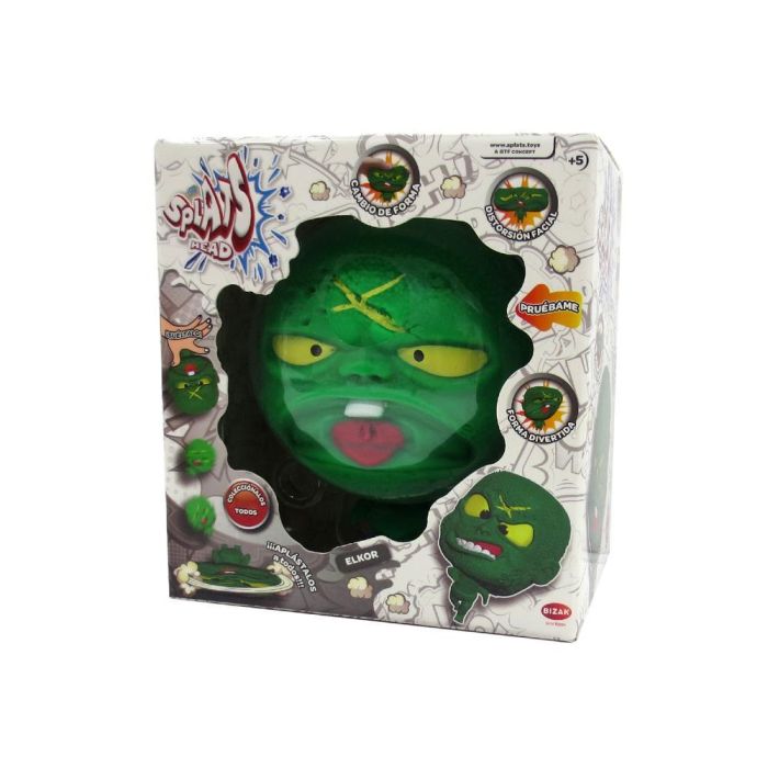Bizak Splats Head 64354020 Figura Elástica y Moldeable, 11 cm, 1 Unidad Aleatoria para Juegos Sensoriales y Alivio del Estrés 2