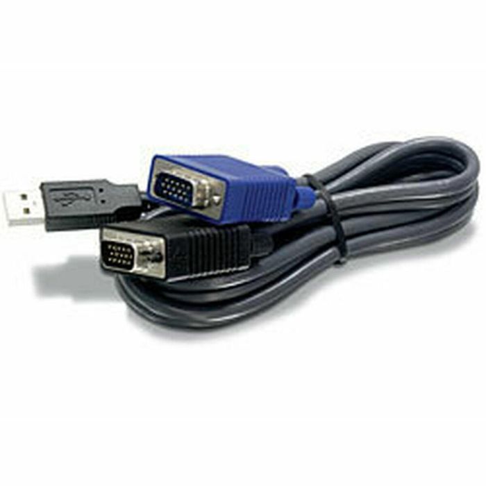 Cable KVM Trendnet TK-CU06 Negro 1.8 m