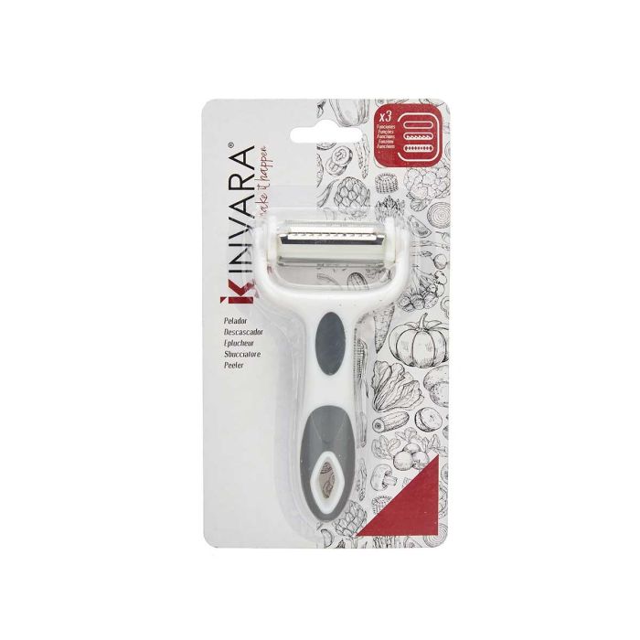 Pelador Cocina 3 En 1 Surtidos Kinvara 12X3CM (36 Unidades) 2 Pelador Cocina 3 En 1 Surtidos Kinvara 12X3CM (36 Unidades) 2