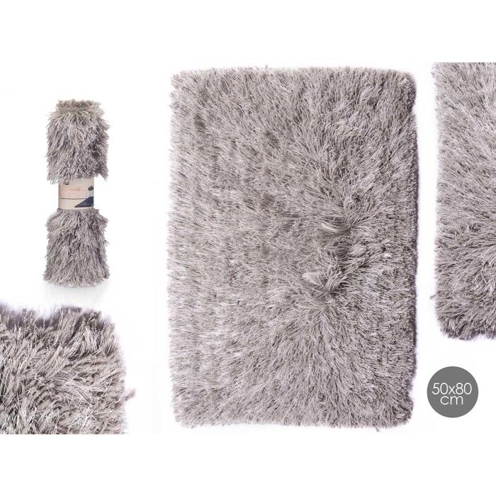 Alfombra Gris 50X80Cm Giftdecor (6 Unidades) Alfombra Gris 50X80Cm Giftdecor (6 Unidades)
