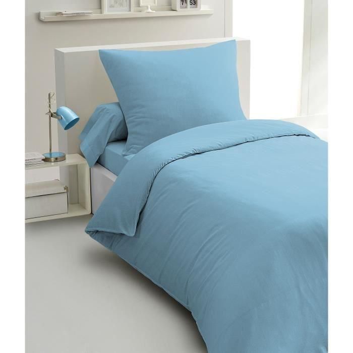 Home Linge Passion HP72068 Juego de edredón 2 piezas Microfibra 82g 140x200 cm Azul Cielo Home Linge Passion HP72068 Juego de edredón 2 piezas Microfibra 82g 140x200 cm Azul Cielo