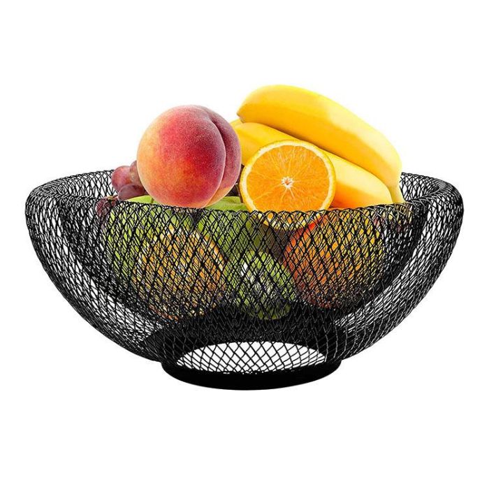 Cesta de metal para frutas Confortime 30x13.5 cm (6 Unidades) 12 Cesta de metal para frutas Confortime 30x13.5 cm (6 Unidades) 12