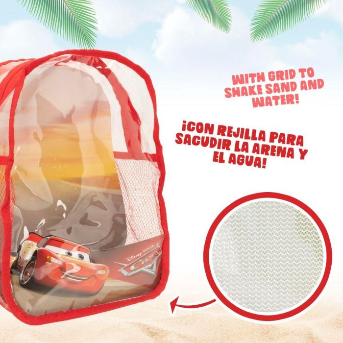 Set de Juguetes de Playa Cars Polipropileno (12 Unidades) 4 Set de Juguetes de Playa Cars Polipropileno (12 Unidades) 4