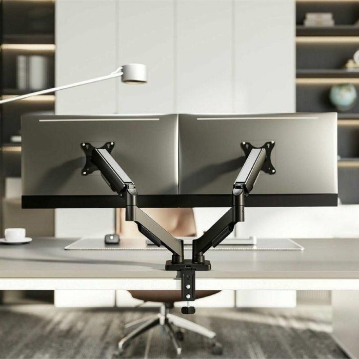 AISENS - SOPORTE DE MESA ECO CONTRAPESO GIRATORIO E INCLINABLE PARA MONITOR/TV 9KG (3 PIVOTES, 2 BRAZOS) DE 17-32, NEGRO 12 AISENS - SOPORTE DE MESA ECO CONTRAPESO GIRATORIO E INCLINABLE PARA MONITOR/TV 9KG (3 PIVOTES, 2 BRAZOS) DE 17-32, NEGRO 12