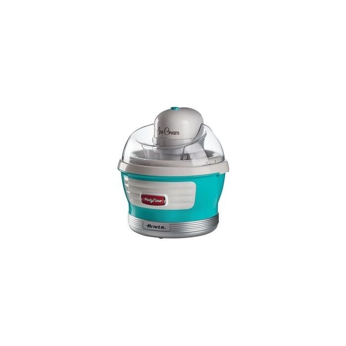 Ariete 643/01 Heladera Eléctrica Party Time Azul, Diseño Exclusivo, 1.5L, Hace Helados en 30 Minutos Ariete 643/01 Heladera Eléctrica Party Time Azul, Diseño Exclusivo, 1.5L, Hace Helados en 30 Minutos