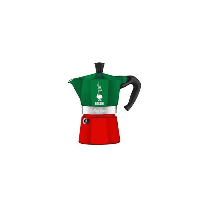 Bialetti Nueva Venus Cafetera Moka 0.1 l Verde/Rojo