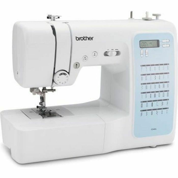 Brother FS40s Máquina de Coser Electrónica Fácil Uso | 40 Puntadas, Enhebrador Agujas, Pantalla LCD, Brazo Libre, LED