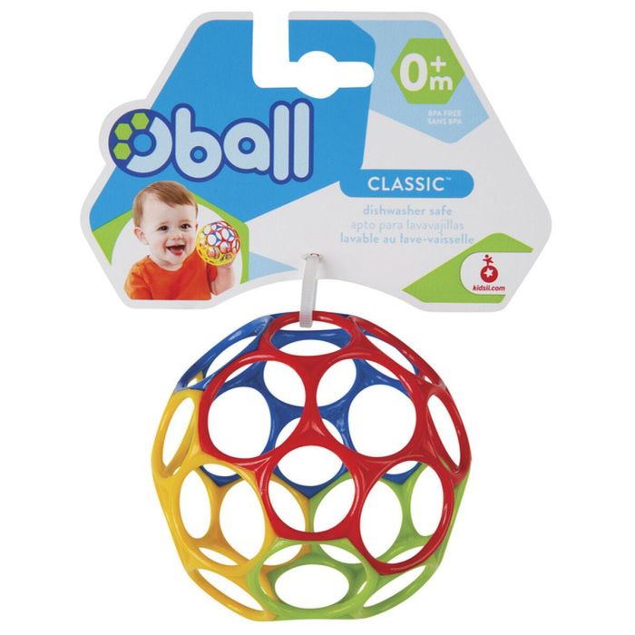 Oball Sonajero Bebé Sensorial Fácil Agarre Desarrolla Destreza Motora Colores Rojo Amarillo Azul Verde Desde Nacimiento 2 Oball Sonajero Bebé Sensorial Fácil Agarre Desarrolla Destreza Motora Colores Rojo Amarillo Azul Verde Desde Nacimiento 2