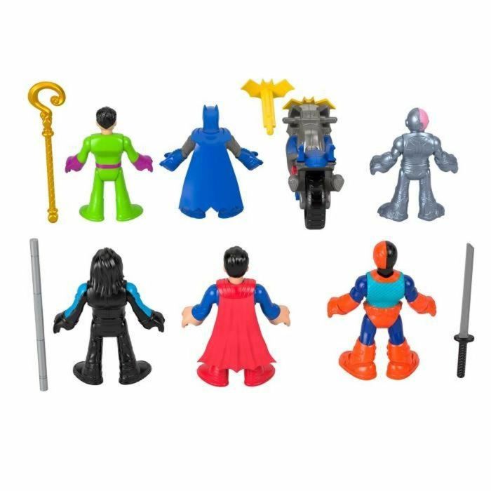 Imaginext HXF94 DC Super Friends Caja de figuras Deluxe con 9 elementos 3