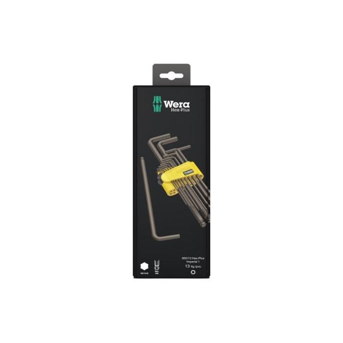 Wera 950/13 Hex-Plus Imperial 1 Winkelschlsselsatz BlackLaser