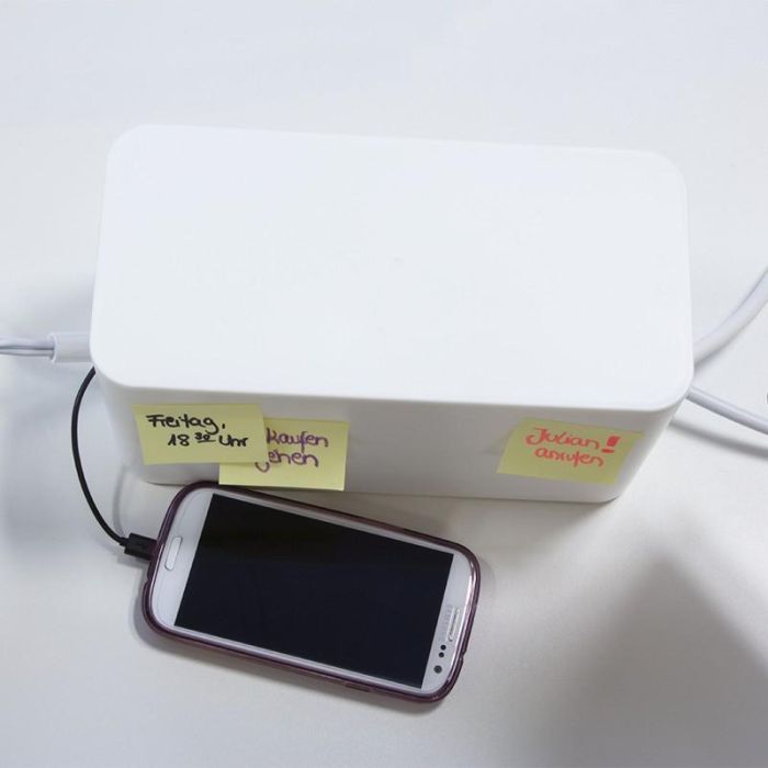 LogiLink KAB0061 Caja de Gestión de Cables Pequeña Plástico Blanco 235x115x120mm 6