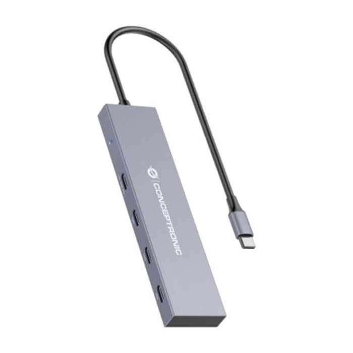 Hub Usb Tipo C Conceptronic Hubbies14 gr Hub Usb Tipo C Conceptronic Hubbies14 gr
