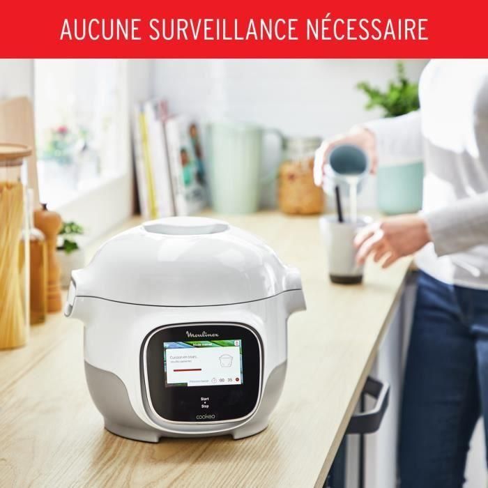 MOULINEX Cookeo Touch Mini 3L Multicocina inteligente de alta presión conectada CE922110 - 100 recetas integradas 3