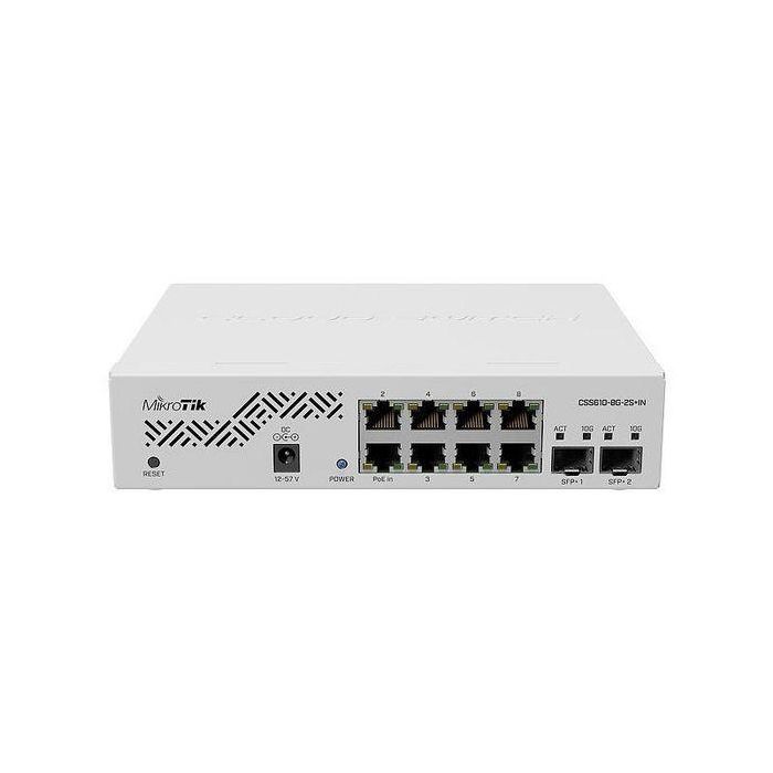Switch de Sobremesa Mikrotik CSS610-8G-2S+IN RJ45 2 Switch de Sobremesa Mikrotik CSS610-8G-2S+IN RJ45 2