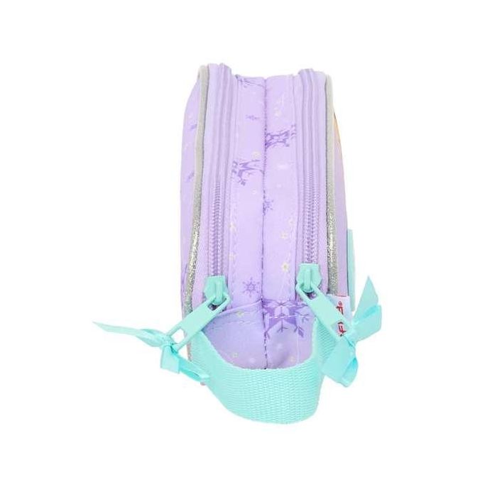 Portatodo Doble Frozen Spirit Lila 21 x 8 x 6 cm 2