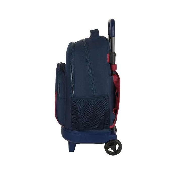 Mochila Escolar con Ruedas F.C. Barcelona Corporativa Azul Granate (33 x 45 x 22 cm) 2