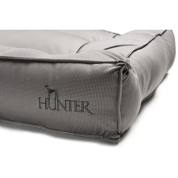 Hunter Cama Acolchada para Perros Lancaster 120x90 cm Gris - Funda Lavable, Relleno Extraíble 3