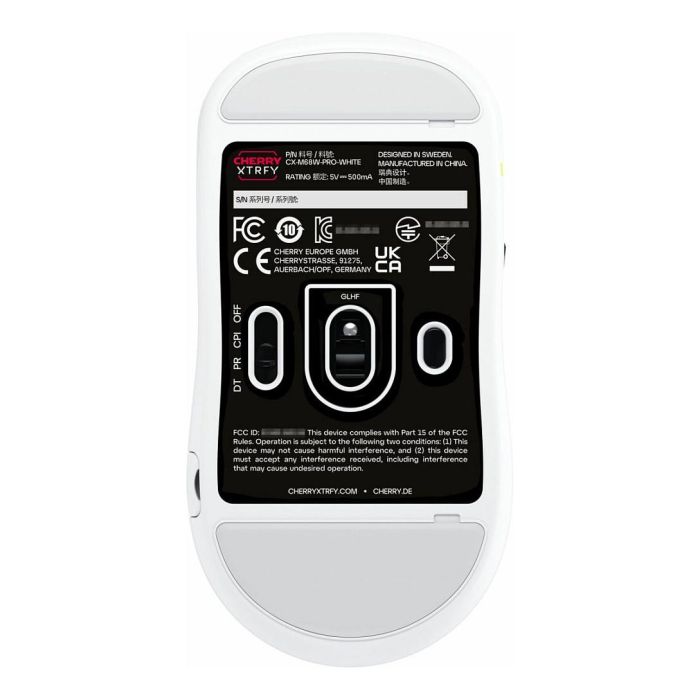 Cherry XTRFY M68 Pro Wireless Ratón Gaming Inalámbrico Blanco 26000 DPI 6