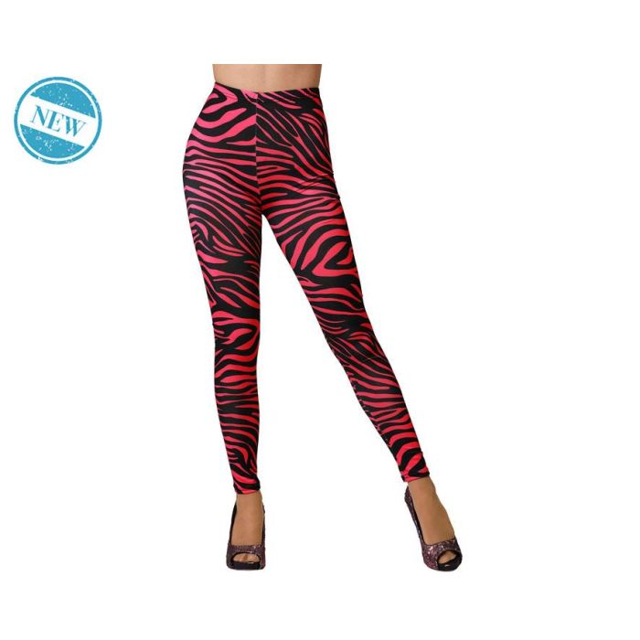 Leggings Rosa Y Negro