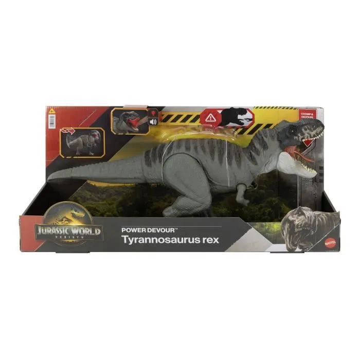 Mattel Jurassic World Dinosaurio Articulado con Sonido T-Rex Ataca 9x21x12 cm 4 Mattel Jurassic World Dinosaurio Articulado con Sonido T-Rex Ataca 9x21x12 cm 4